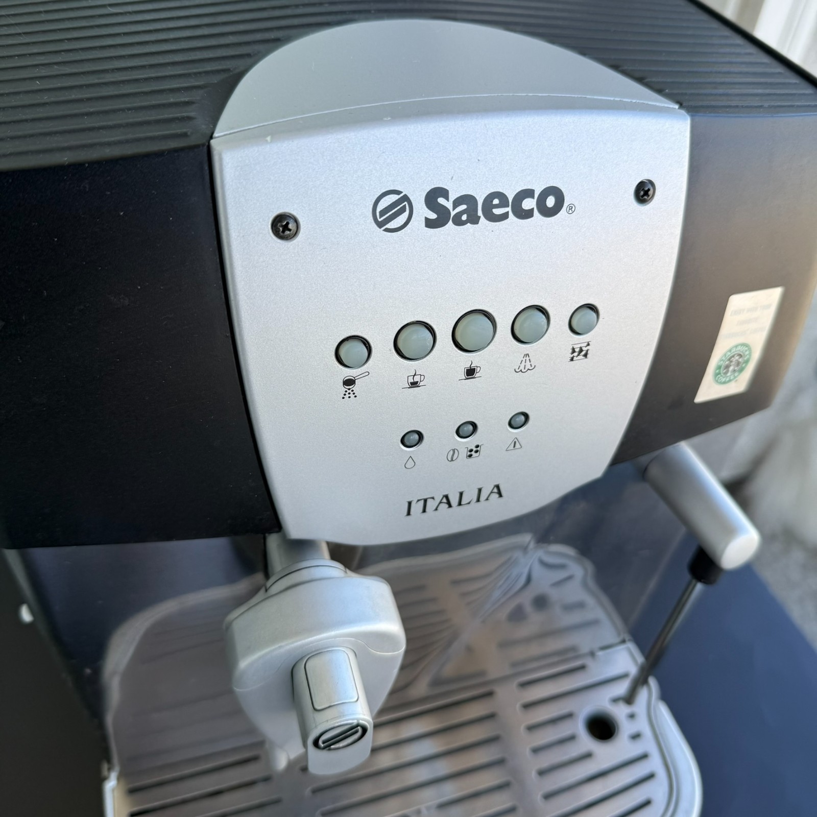 Saeco Italia SUP021YR Starbucks Automatic Espresso Machine - As Is