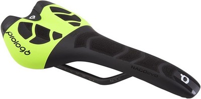 Sattel PROLOGO NEW NAGO EVO CPC NACK Carbon 134mm Schwarz & Neongelb
