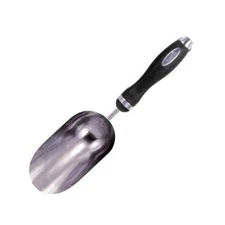  Soil Scoop - Extra Large Stainless Steel Scoop for Soil, Fertilizer, Feed 