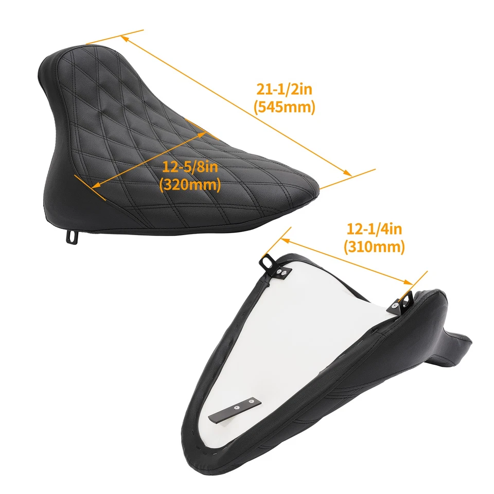Motorcycle Seat For Harley-Davidson Softail Fat Boy FXST FLST FLSTF 2000-2007 - Image 3 of 4