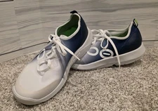 OOFOS OOmg Sport LS Low Mens 10 Navy White Comfort Lace Up Shoes