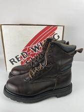 RED WING 964 Brown Leather Boots USA Made Mens Sz 8.5 EE
