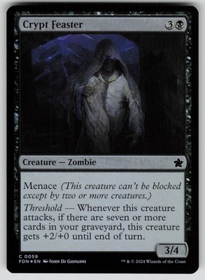 Crypt Feaster Foil C Foundations 59 NM
