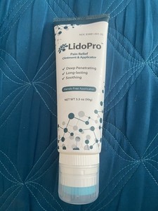 LidoPro Ointment  3.5OZ Topical PAIN RELIEF Tube Free Hand Applicator Exp. 6/27