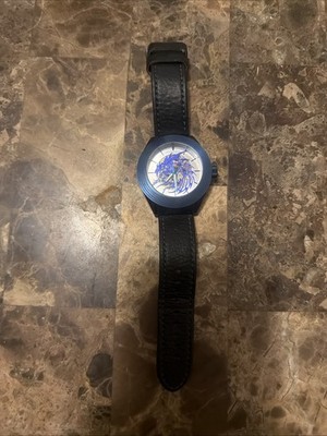Android AD651 Mens 50mm Watch Skeleton Blue Dragon WR 100m Seagull TY2807