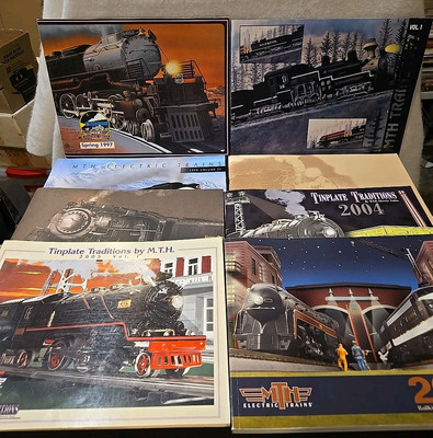Konvolut 8 MTH ELECTRIC TRAIN KATALOGE 1997-2008 - SIEHE FOTOS