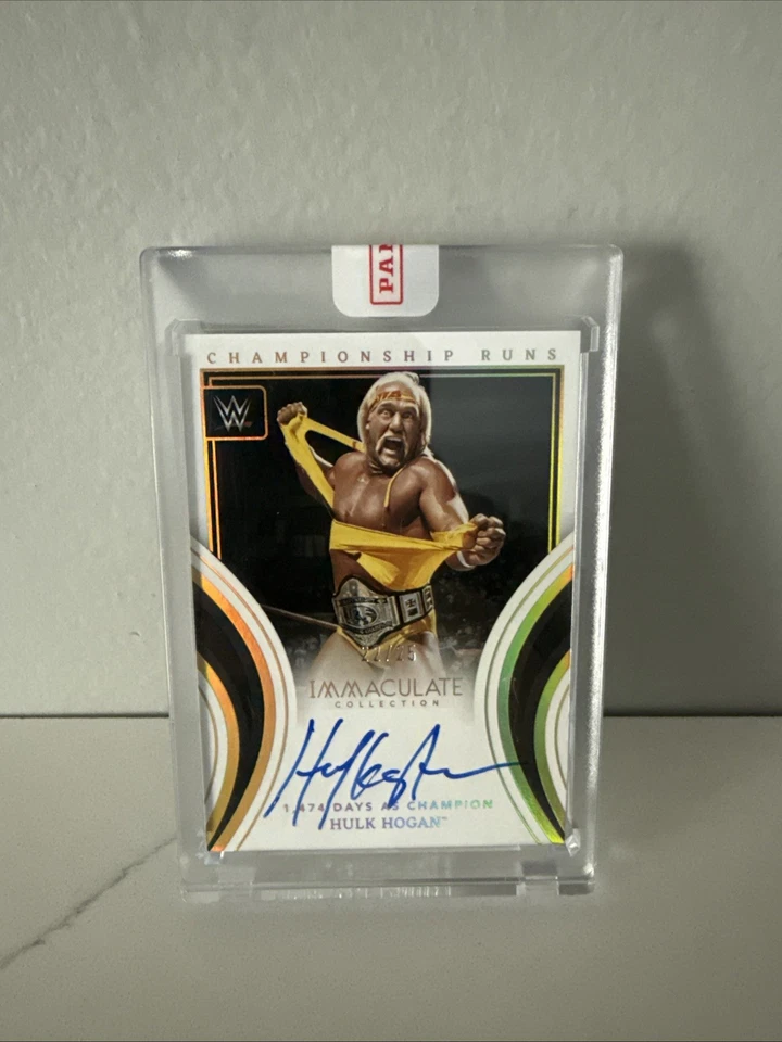 Autógrafo Hull Hogan Immaculate Collection 2023 22/25 #ICR-HHG Foto 2 de 4