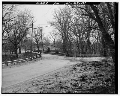 Pendleton Avenue Bridge,Spanning Fall Creek,Pendleton,Madison County,IN,HABS,1