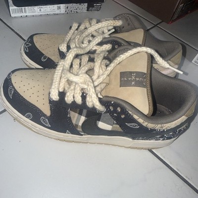 Nike SB Dunk Low PRM QS Travis Scott Cactus Jack Black Beige CT5053-001