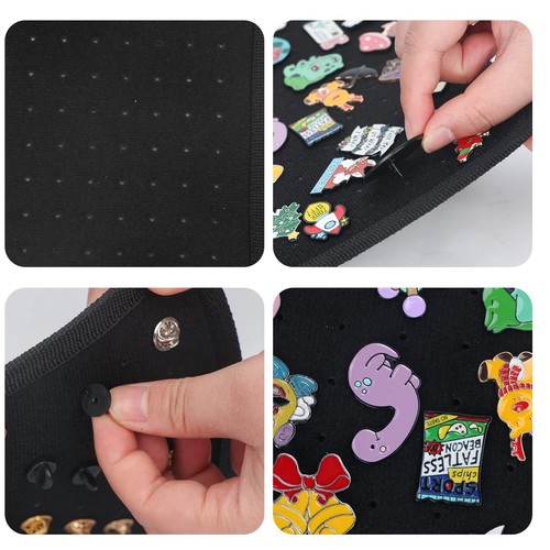 Enamel Pin Display Pages Pin Carrying Case, Pins Collection Storage Organizer... - Picture 6 of 7