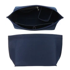 Felt Bag Organizer, Purse Organizer Insert for Tote Bag Handbag M & Blue