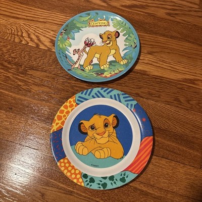 Vintage 1990s Zak Designs and Selandia Disney Lion King Melamine Plates 