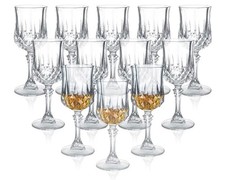 Soopiiso Cordial Glasses,1.7oz/50ml,Shot 4.4 x 1.8 x 1.6 inches, Clear