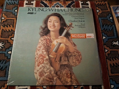 #ad #ad Kyung Wha Chung Saint Saens Ravel Charles Dutoit LONDON FFrr CS7073 INSCRIBED $250.00