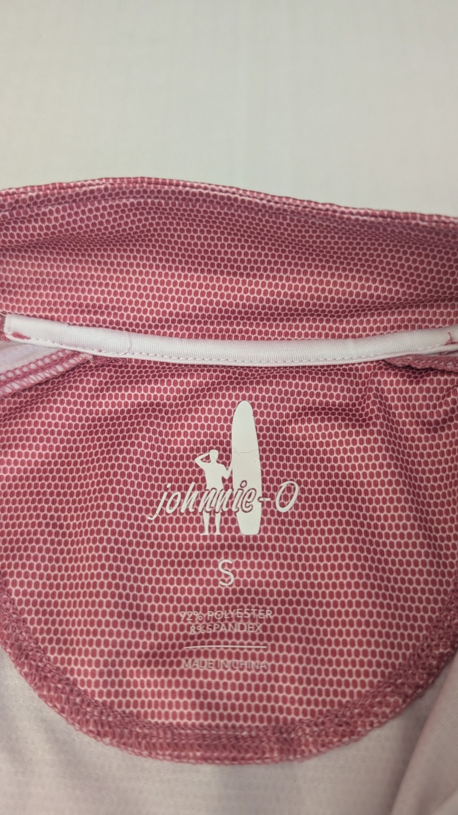 Johnnie - 0 Half Zip Performance Pullover Strawbe… - image 5