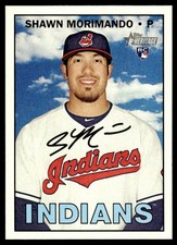 Shawn Morimando RC 2016 Topps Heritage #516 Cleveland Indians 25523 Baseball