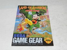 Notice Seule Mickey Mouse Land Of Illusion Pour Sega Game Gear