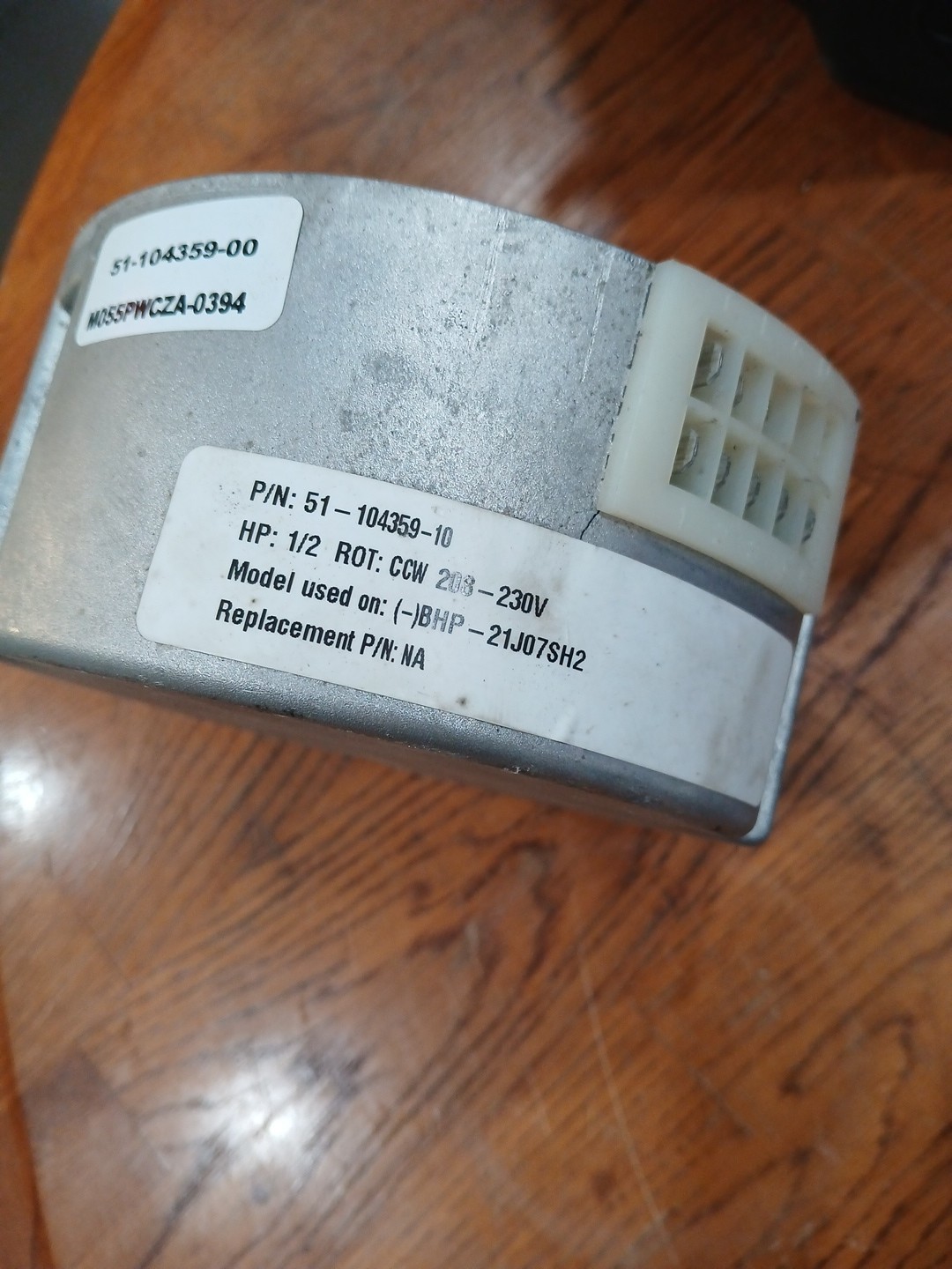 Protech 51-104359-10 (-)BHP-21J07SH2 Rheem 1/2HP 230V Motor Module Tested 30