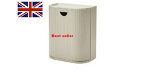 IKEA Wall Mounted Recycling Bin Grey Beige Plastic Waste Storage Bin Lid 21L