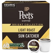 Peet's Coffee, Light Roast Keurig K-Cup Pods, 100 10 Count Pack of 6 