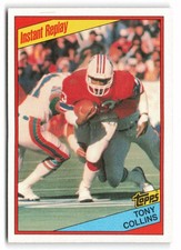1984 Topps #134 Tony Collins New England Patriots