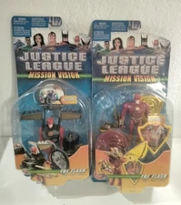 DC Mission Vision Flash Two Different Figures NIB