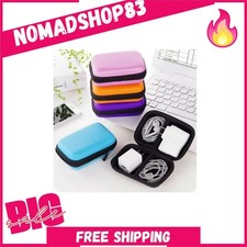 Portable Travel Cable Organizer Bag Zipper Electronics Storage Case