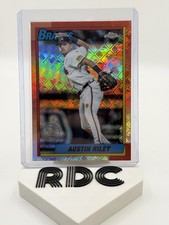 2025 Topps Chrome Logofractor Edition - 1990 Topps Austin Riley #90CB-1