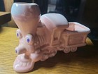 Vintage Allen Shaw Pink Train Planter Plants