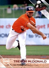 2024 Sacramento River Cats Choice #23 Trevor McDonald Mobile Alabama AL NM Card