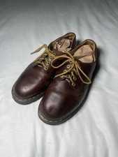 Vintage Dr. Martens 1561 Oxford 4-Eye Lace Brown Leather Men US10 England