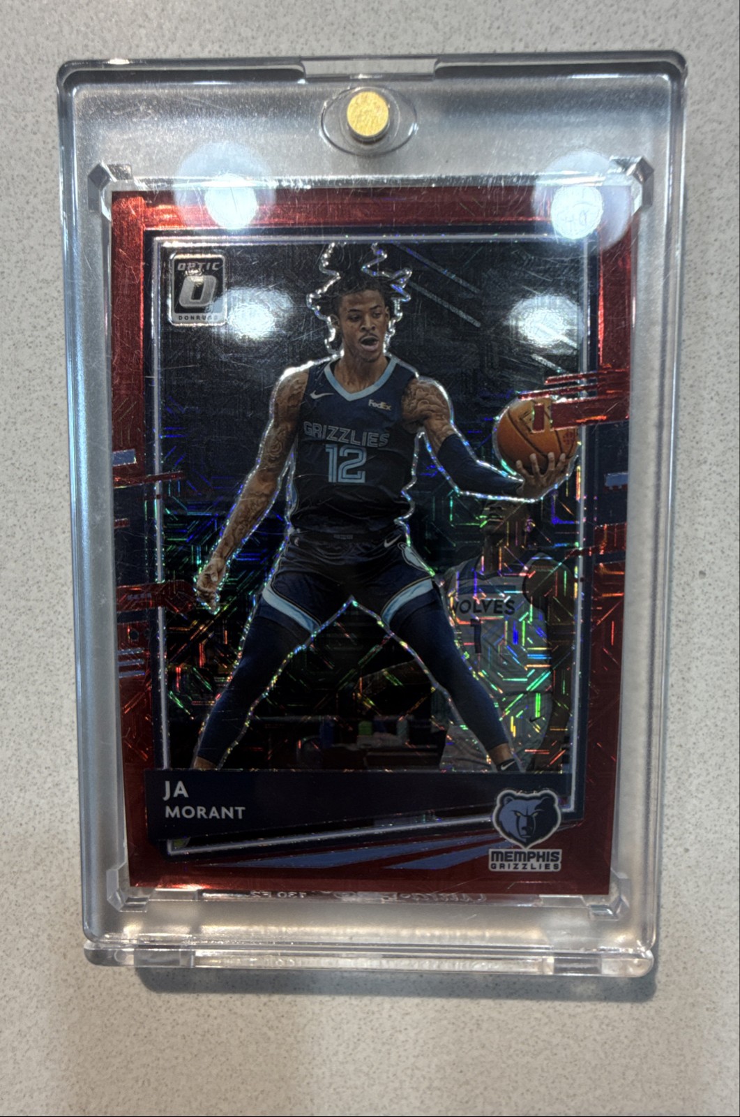 2020-21 Panini Donruss Optic - Ja Morant #117 Choice Red Prizm /88