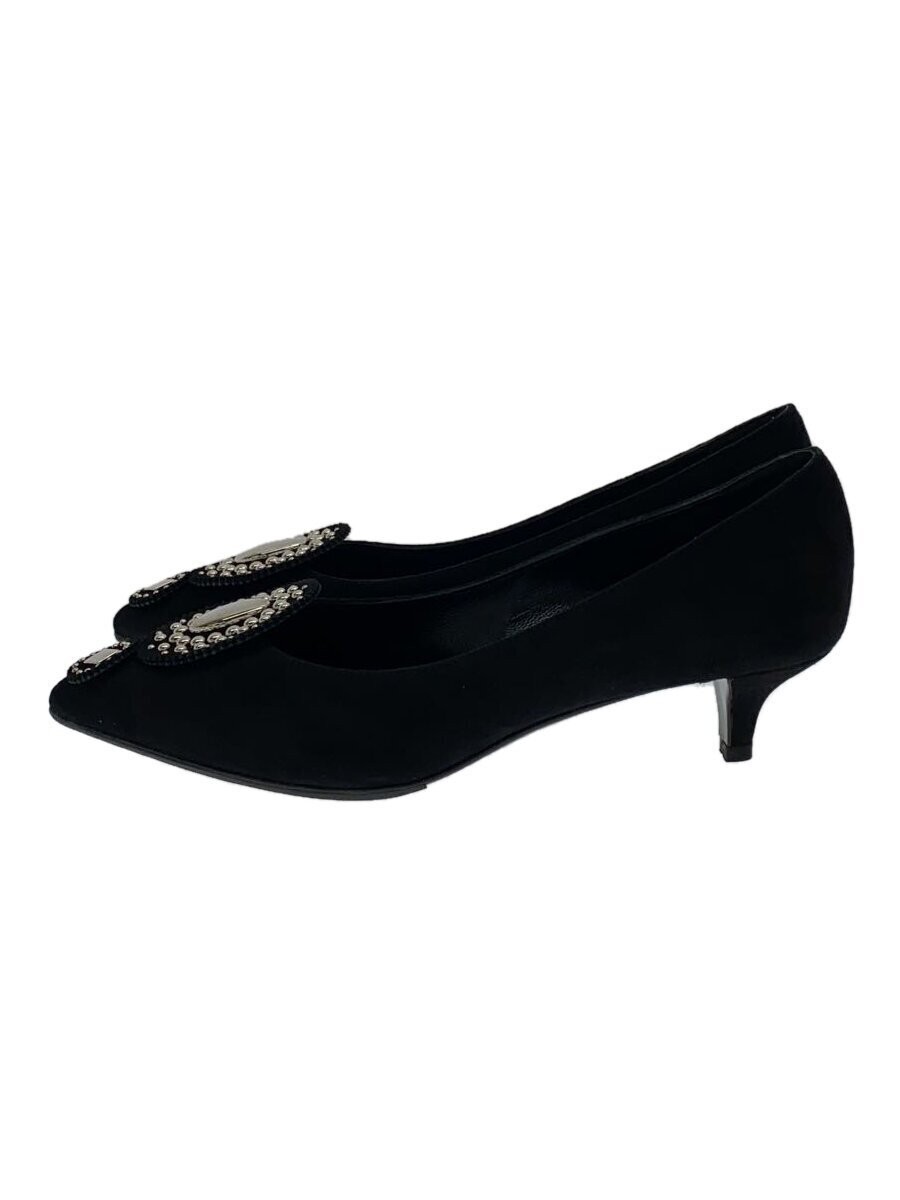Hermes Studs/Pumps/36/Blk/Suide