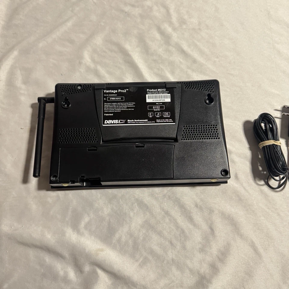 Davis Vantage Pro2 Wireless Console Receiver (6312) w/ PSU Tested/Working - Image 4 of 4
