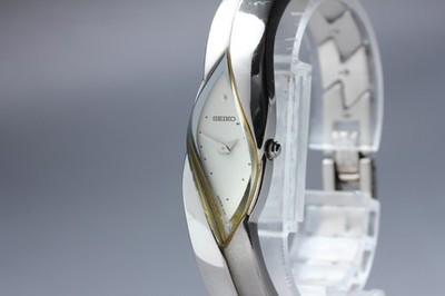 [Exc+5] Vintage 1998 Seiko Rivoli 2E20-753A Silver Quartz Ladies Watch JAPAN