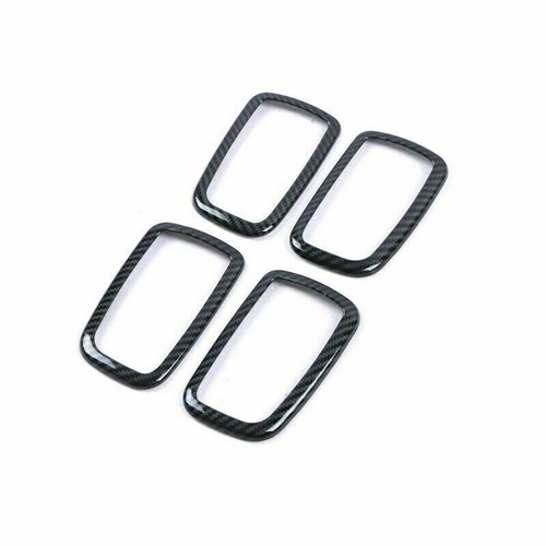 Carbon Fiber Inner Door Handle Bowl Cover For Mitsubishi Outlander Sport 2013-24 - Picture 2 of 11