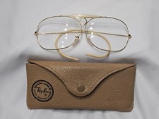 Vintage B L Ray-Ban 1/10 12K Gold Filled Aviator Glasses w/ Case USA