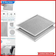 Range Hood Grease Filter 2 Pack Aluminum Mesh 10 1/2 x 8 3/4 Inch Washable