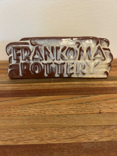 Frankoma Pottery DEALER'S SIGN! Excellent condition,