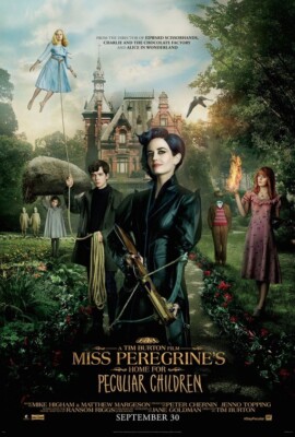 Miss Peregrine's Home For Peculiar Children Original 27 X 40 Movie Poster