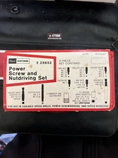 Sears Craftsman USA 31pc Power Screw And NUT driving Set 25652 Sockets Too Nos