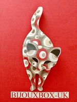Lea Stein Bacchus Cat Brooch. Free Post Worldwide. Lea Stein Bacchus Cat Brooch. Free Post Worldwide.