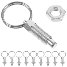 10 Pcs Spring Pin Plunger Lock Indexing Plungers Greenhouse Bolts and Rings