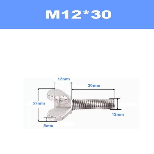 304 SS Butterfly Screw /Butterfly Sheep Horn Bolt / Hand Screw M4M5M6M8M10M12M16 - Picture 88 of 120