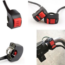 Motorcycle Handlebar Switch Electric Car LED Headlight Retrofit Two Flash Switch