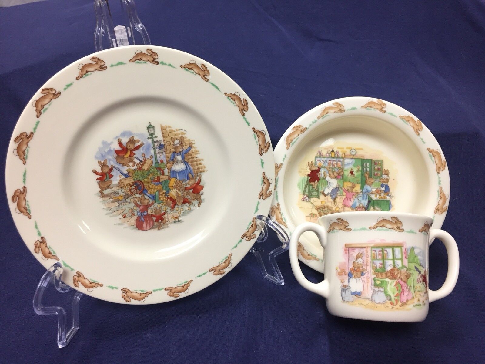 Royal Doulton Vintage Peter Rabbit Bunnykins Porridge Bowl, Cup & Plate |  eBay