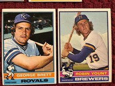 1976 TOPPS BASEBALL COMPLETE SET W 44 TRADED COMPLETE EX-MT+ NICE