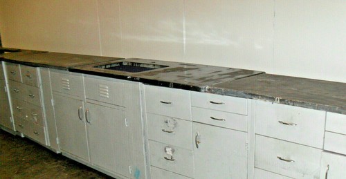 18 foot of 1 1/4 inch black slate counter top 4 pieces