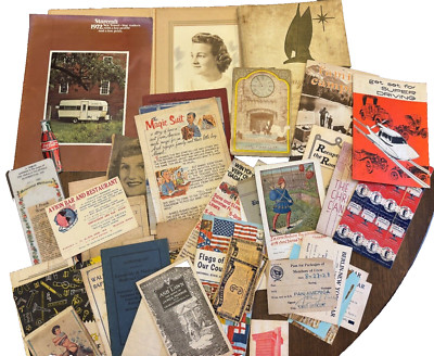 Paper Collectibles Ephemera 40+ Items Louisville KY Bloomington IN Vtg See List