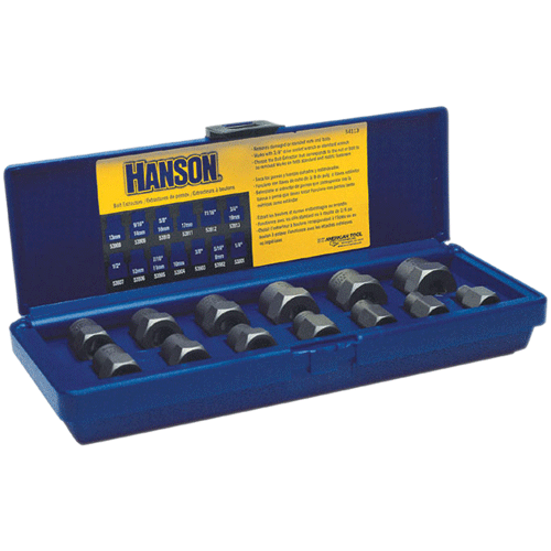 Hanson Irwin 54113 13 Piece Bolt Extractor Set 1/4"-3/4" - Picture 5 of 5